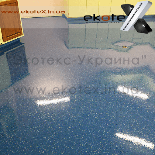 декоративные наливные полы ekoteX наливной пол lux/ex-250